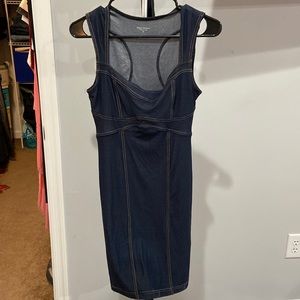 Denim bodycon dress